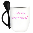 Кружка с ложкой