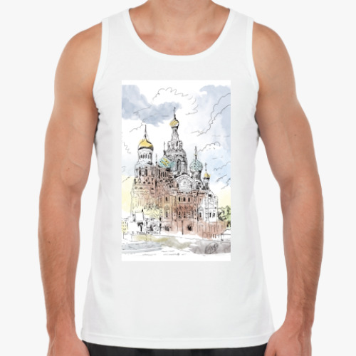 Майка с принтом Собор Спас-на-Крови