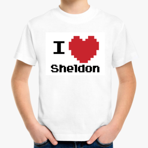 Детская футболка с принтом TBBT