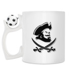 Кружка с футбольным мячиком