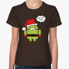 Классическая женская футболка Droid Moroz