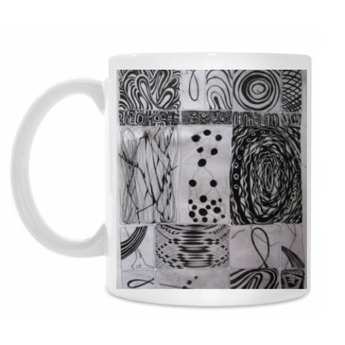 Кружка с принтом Дизайн. Графика