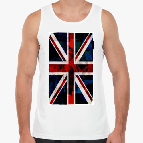 Майка с принтом British flag