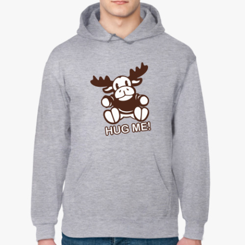Толстовка худи с принтом Little elk