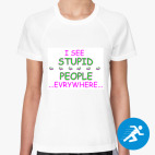 Женская спортивная футболка