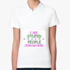 Женская рубашка поло