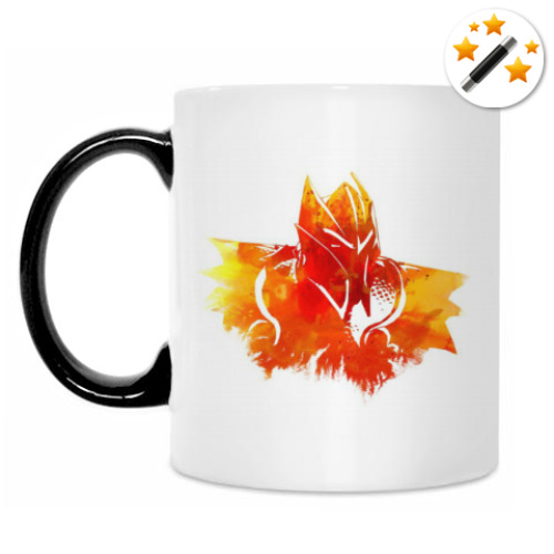 Кружка-хамелеон с принтом DRAGON KNIGHT