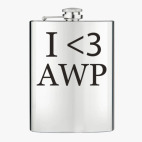 Фляжка стальная