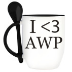 Кружка с ложкой