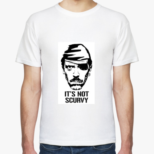 Футболка с принтом It's not Scurvy