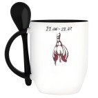 Кружка с ложкой