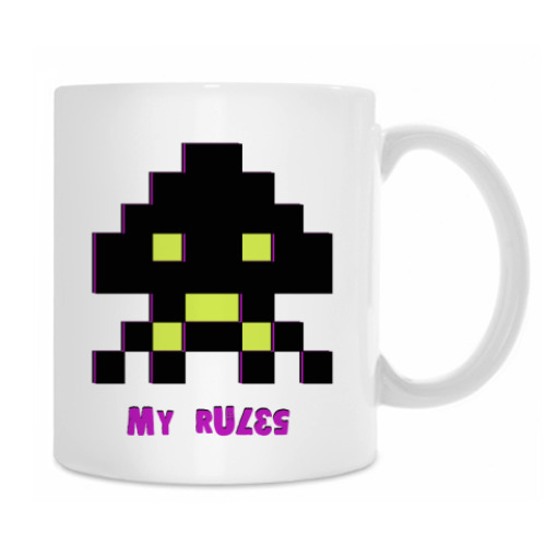 Кружка с принтом Коипьютерная игра