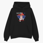 Толстовка худи оверсайз