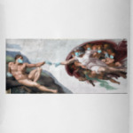 СОТВОРЕНИЕ АДАМА / КОРОНАВИРУС