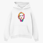 Толстовка худи оверсайз