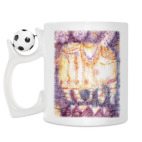 Кружка с футбольным мячиком