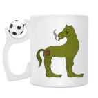 Кружка с футбольным мячиком