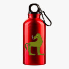 Металлическая бутылка 400 мл UV-DTF