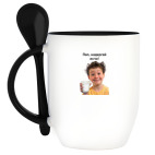 Кружка с ложкой