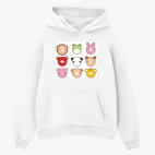 Толстовка худи оверсайз