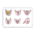 Магнит 7,5 x 5,1 см Символ года Свиньи