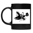 Кружка цветная UV-DTF