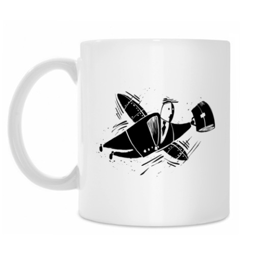 Кружка с принтом Руки - крылья