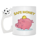 Кружка с футбольным мячиком