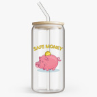 Банка с бамбуковой крышкой