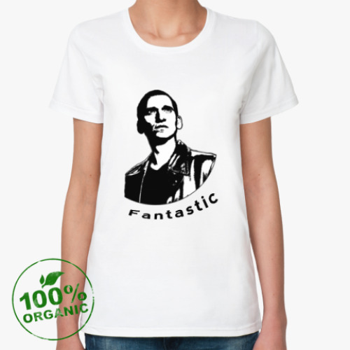 Женская футболка из органик-хлопка с принтом Fantastic