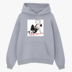 Толстовка худи оверсайз