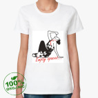 Женская футболка органик