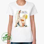 Женская футболка органик