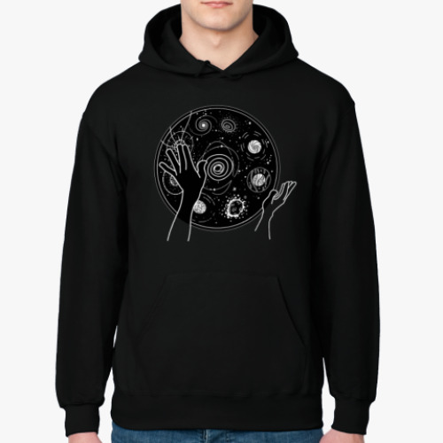 Толстовка худи с принтом Космический Ханг