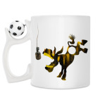 Кружка с футбольным мячиком