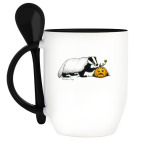 Кружка с ложкой