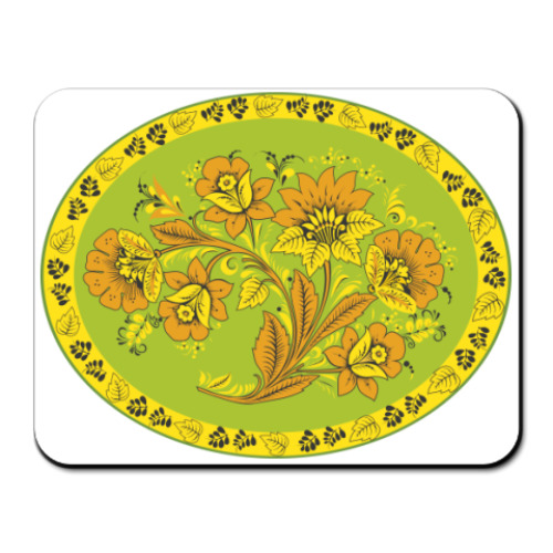 Коврик для мыши с принтом Хохлома