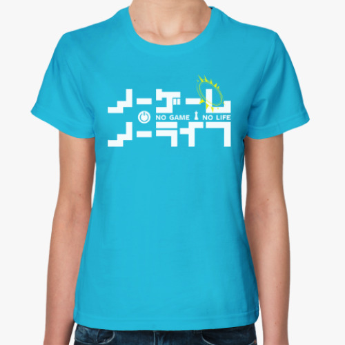 Женская футболка с принтом 'No Game No Life - Nimbus'