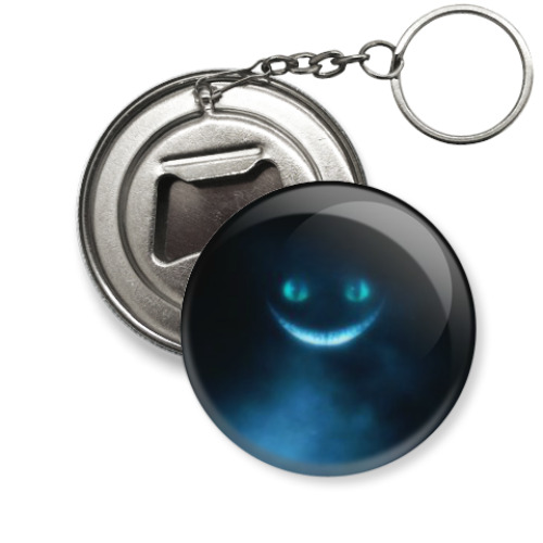 Брелок-открывашка с принтом Cheshire Cat