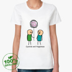 Женская футболка органик