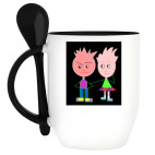 Кружка с ложкой