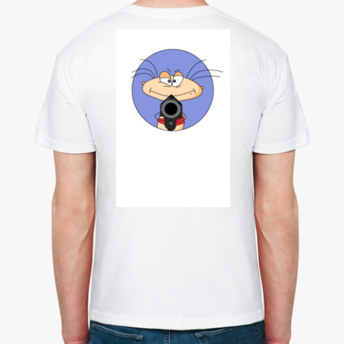 Футболка с принтом Про мораль и пиво