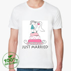 Футболка из органик-хлопка Just Married