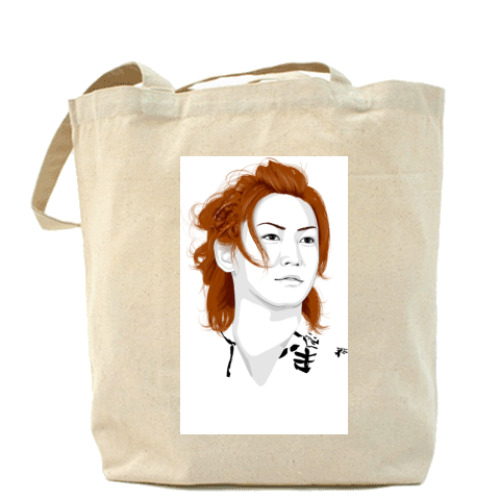 Сумка шоппер с принтом Каменаши Казуя