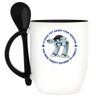 Кружка с ложкой