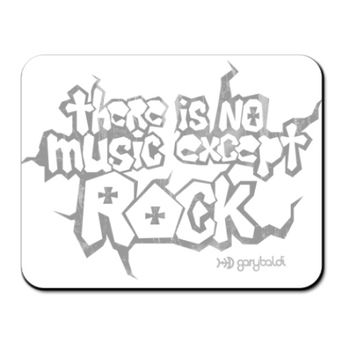 Коврик для мыши с принтом Rock