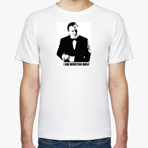 Футболка с принтом I AM WINSTON WOLF