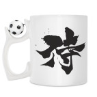 Кружка с футбольным мячиком