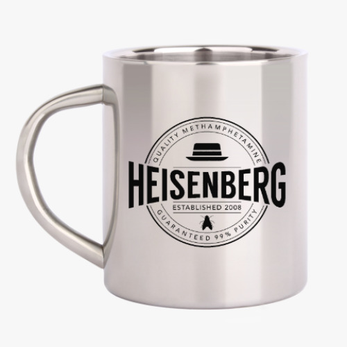 Кружка металлическая с принтом Breaking bad