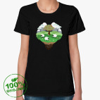 Женская футболка органик